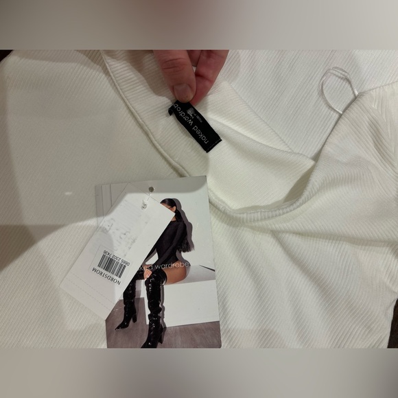 Naked Wardrobe Halter Rib‎ Maxi Dress Women’s Size Extra Large - Picture 9 of 11